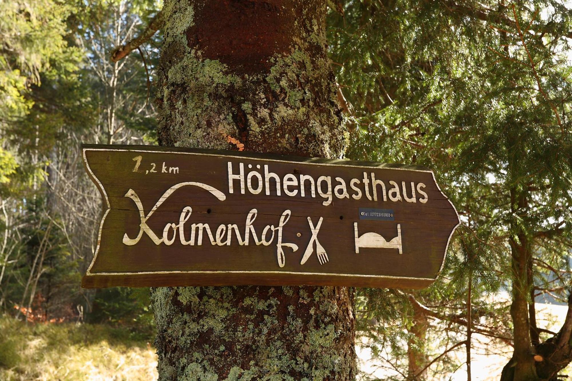 Hoehengasthaus Kolmenhof An Der Donauquelle Furtwangen Exterior photo